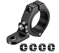 Light Tube Clamp Headlight Bracket Clamp 360° Adjustable Light Bar Mounts Bracket for Roll Cage Aluminium Alloy UTV Whip Light Flag Solid Heavy Duty(1 piece)