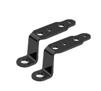 Light Tube Clamp Headlight Bracket Modified Motorcycle Headlight Bracket Rearview Electric Vehicle Car Mirror Lamp Spotlight Extension Car Accessories(2PCS Black)