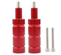 Light Tube Clamp Headlight Bracket Motorcycle Headlight Mounting Bracket fit for M6 fit for M8 Screw Fog Lamp Mount Support Base Bike Motor Scooter Driving(2PCs Red)