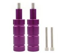 Light Tube Clamp Headlight Bracket Motorcycle Headlight Mounting Bracket fit for M6 fit for M8 Screw Fog Lamp Mount Support Base Bike Motor Scooter Driving(2PCs Purple)