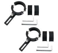 Light Tube Clamp Headlight Bracket Motorcycle Headlight Spotlight Mount Bracket Light Lamps Holder Adjustable 20mm-60mm Fork Mount Clamp lamp(2pcs3.8-6.0cm)
