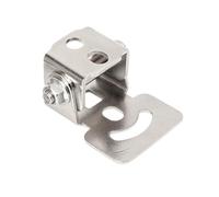 Light Tube Clamp Headlight Bracket Universal Mount Holder for Motorcycle Headlight Rearview Mirror Spotlight Signal Lamp Fixed Metal Extended Front(1x)