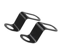 Light Tube Clamp Rear Turn Signals Brackets 2pcs Motorcycle Modified Turn Signal Light Indicator Mount Easy Installation(Curved)
