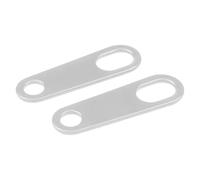 Light Tube Clamp Rear Turn Signals Brackets 2pcs Motorcycle Modified Turn Signal Light Indicator Mount Easy Installation(Direct Silver)