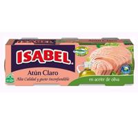 Light Tuna in Olive Oil RO85 Isabel - Pack of 2 (Each Pack 3 x 80g Tins, Drained Weight 3 x 52g)