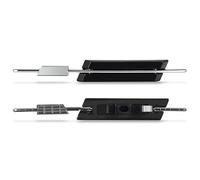 Light Turn Signal Lamp For BMW For E90 For E46 For E60 For E91 For E82 For E93 For E83 X3 X1 2Pcs LED Dynamic Turn Signal Sequential(Dynamic,Smoked lens)