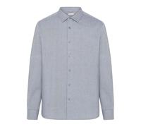 Light twill long-sleeve shirt KnowledgeCotton Apparel Bleu XL