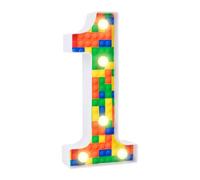 Light up 1 Numbers, Decorative Led Number Lights, Birthday Decorations, 8.5inch Lighted Number Sign for Birthday Party Wedding Anniversary Home Wall Decor (number-1)