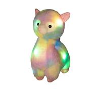 Light Up Alpaca Stuffed Animal | Plush Soothing Doll Cute Alpaca Toy - Light Up Animal Stuffed Doll,for Kids Boys Girls Travel Home Playroom Daycare Bedtime Nighttime Naptime Sleep Birthday Christmas