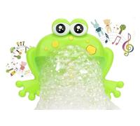 Light Up Baby Bath Bubble Toys,Tub Big Frog Automatic Maker Blower with 24 Music Fun Shower Toys , for Boys, Girls