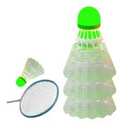 Light Up Badminton | 3-Pieces Windproof Training Trainer Luminous,Glow in the Dark Badminton,for Lawn Outside Outdoors Family Adults Kids Backyard Beach Yard