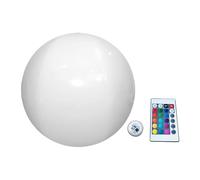 Light Up Beach Ball - 40cm Waterproof Floating Toy, Remote Controlled Lamp, Inflatable Evening Gear, Outdoor Pool Ornament | Vibrant Color Changing Glow Decoration For Party
