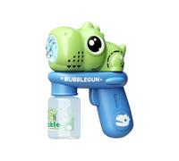 : Light Up Bubble Wand - Dinosaur Bubble Blower, Battery Powered Toy | Glowing Maker Night Play Experience Device Leakproof Foam Blowing Entertainment System Portable Handheld Fun Activity Kit For Bac