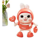 Light Up Bunny Toy - Electric Musical Animal Crawling Motion Training Toy Interactive Sensory Entertainment Supporting Development | Boys Girls Daycare Birthday Holiday Christmas Playroom Nurs