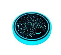 Light up Car Cup Coasters - USB Car Cup Coaster with LED Light - Colors Changing Atmosphere Ligh Intelligent Sensor Holder Coaster for Minivan, Caravan