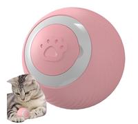 Light Up Cat Rolling Ball - Smart Interactive Silicone Toy, USB Rechargeable Automatic Moving Kitten Entertainment Device Improve Daily Play Behavior | Lightweight Motion Activated for Bedroom