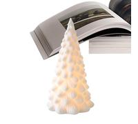 Light Up Ceramic Christmas Tree - Christmas Tree with Lights - Artificial Supplies, Unique Table Centerpieces for Christmas Holiday