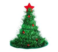 Light Up Christmas Tree Hat For Festival Family Gathering Party Glittering Santa Hat Holiday Caps House Decorative Caps