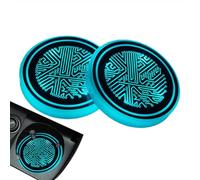 Light Up Coaster - Car Cup Holder, USB Powered LED Light Ambient Design Improving Driving Atmosphere | Family Friends Celebration Decorative Accessory