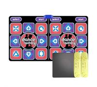 Light Up Dance Mat for Kids & Adults, 2-Player Interactive Dance Pad with Opposing Mode, Non-Slip Exercise Mat for Family Games, Birthday Gifts for Kids Ages 3-12