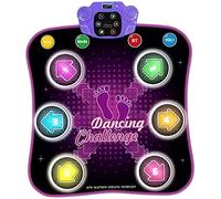 Light Up Dance Mat for Kids Age 3-10 - Wireless Electronic Music Dance Pad with 6 Arrows, 5 Game Modes & Built-in Songs - Interactive Toys for Girls Boys Birthday (ARROW)