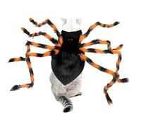 Light-Up Dog Cat Costume With Spider Theme, Adjustable 60/75cm Pet Wear For Halloween, Light Up Dog Costume For Halloween Party For Family Gatherings, Carnival Events And Creating Festive Atmosphere