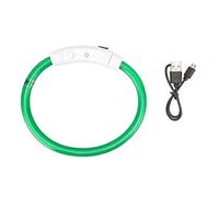 Light Up Dog Collar, Rechargeable Rechargeable Flash Dog Necklace Light Dog Collar Light Glow in The Dark Dog Collar LED Dog Collar Lighted Dog Collar for Large Medium (L)