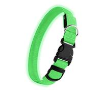 Light up Dog Collar | Reflective Quick-Release,Dogs Safety Collar with Light - for Camping Hiking Night Walking Travel Holiday Training Yard Adventure