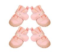 Light Up Dog Shoes LED Adjustable Anti-Slip Breathable Boots | Outdoor Glow Dog Boots for Summer Winter Walking Hot Pavement Home Streets Path Lawn Park