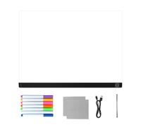 Light Up Drawing Board For Kids - 7 Colors Erasable Touch Control Painter Toy,Light Message Board - for Evening at Kids Room School Holiday Creative Drawing and Coloring