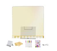 Light Up Drawing Board for Kids,USB Plug-in Writing Message Pad - Erasable LED Light Board with Markers | for Boys Girls School Living Room Home Workplace