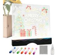 Light Up Drawing Board, Rechargeable Doodle Tablet with Markers