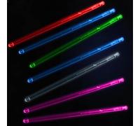 Light Up Drum Sticks Rechargeable 15 Color Changing Led Personalized Drumsticks Creative Lighted Drumsticks Color Changing LED Lighted Drumsticks for Adults Kids Drummer Gifts Drums Accessories