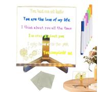 Light Up Dry Erase Board-Neon Glow LED Writing, Fluorescent Tablet, Luminous Desktop Message Pad, Vibrant Drawing Canvas Gear, Glowing Night Light Tool | For Kids