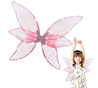 Light up Fairy Wings | LED Wings Light up - Fairy Godmother Costume for Halloween Cosplay Holiday Party, Halloween with Lights for Kids Girls Women