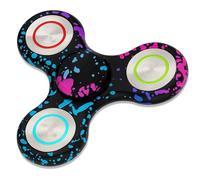 Light Up Fidget Spinner, Glow in The Dark Fidget Toys for Kids and Adults, Durable Metal Fidget Spinner for Stress Relief and Focus, Portable Hand Spinner for Office and Travel yin