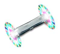 Light Up Flashing Double Rainbow Spinner Torch (3 Pack)