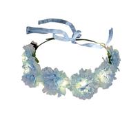 Light Up Floral Crowns Glowing Flower Crowns Led Flower Headband Light Up Headband For Women Led Floral
