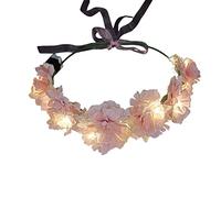 Light Up Floral Crowns Glowing Flower Crowns Led Flower Headband Light Up Headband For Women Led Floral Crowns