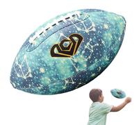 Light Up Football Size 6, Double Laced LED Lighted Football For Night Play, Glow-in-the-Dark PU Kids & Adults Footballs, Durable Outdoor Training Ball For Evening Games