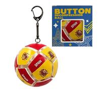 Light Up Football Toy 100mAh Rechargeable Push Pop Stress Relief Sensory Game for Adults Kids World Cup Fan Gifts