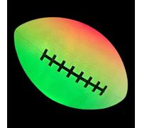 Light Up Football Toy - Night Play LED Football, Standard Size Outdoor Ball with Bright Glow Feature, Rechargeable Footballs with Built In LED Lights, Sports Toy for Backyard Park Beach Play