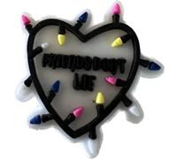 Light Up Friends don't lie heart design Shoe Charm for Crocs LED
