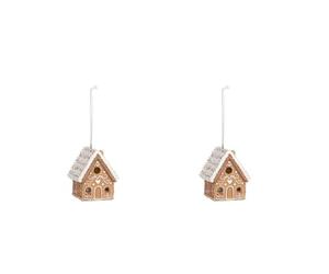 Light Up Gingerbread House Decoration - Decorate Your Christmas Tree in Sweetness and Nostalgia with This Light Up Gingerbread House Decoration - Pack of 2