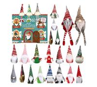 Light Up Gnome Advent Calendar 2024, Christmas Gnome Advent Calendar 2024, Glowing Gonks Advent Calendar 2024, 24 Days Toy Advent Calendar 2024 with 3 Pieces Glowing Gnome