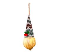 Light Up Gnome Christmas Decoration, Handmade Swedish Santa Gnomes with Hat Craft, Hanging Plush Christmas Gnome Figures for Winter Home Holiday Decor (E)