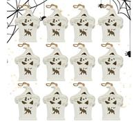 Light Up Halloween Cemetery 12-Piece Lighted Holiday Ghost Prop