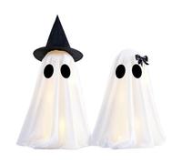 Light Up Halloween Ghost Decorations, 2PCS Halloweens Spooky Ghosts Indoor, Halloween-Ghost Yards Lights Gardens For Porches