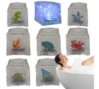 Light Up Ice Cubes - Fun Baath Tub Ligght Cuubes | LED Cubbes | Multicolor Glow Ice Cuubes | Light Up Bath Water Cubes | Great for Party Drinks, Kids’ Bath Time, and Mood Lighting