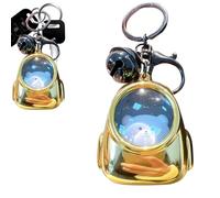 Light Up Keychains For Kids | Bear In Bag Keyring Backpack Charm | LED Light Bear In Bag Fob Wristlet, Adorable Backpack Pendant For Girls, Boys, Kids Birthday, Valentine's Day Supplies